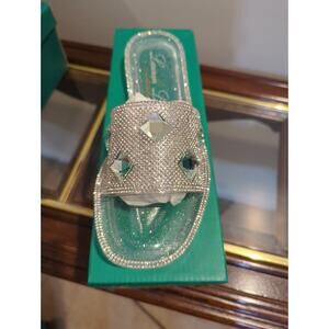 Lauren Lorraine Bianca Clear Slide Size 6 NIB